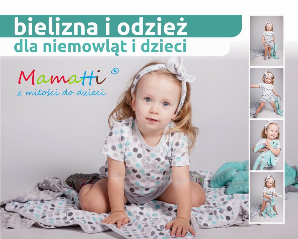 Polski producent odzieży dziecięcej i niemowlęcej z Wadowic. Mamatti sklep z modnymi ubrankami dla dziewczynki i chłopca od 0 do 36 miesiąca.